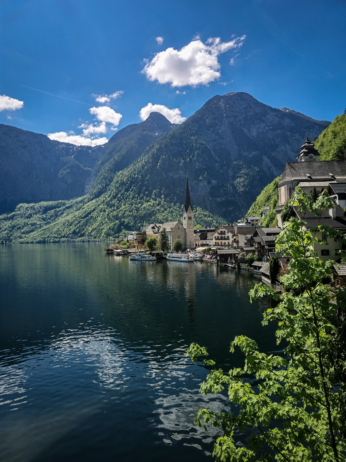 Hallstätter See in Hallstatt Oberösterreich