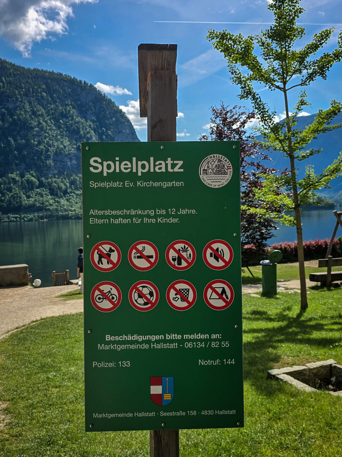Spielplatz in Hallstatt und deren Regeln