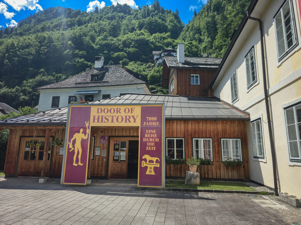 Door of history in Hallstatt