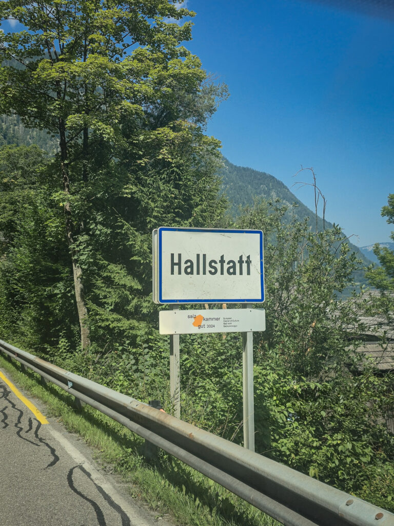 Hallstatt village sign