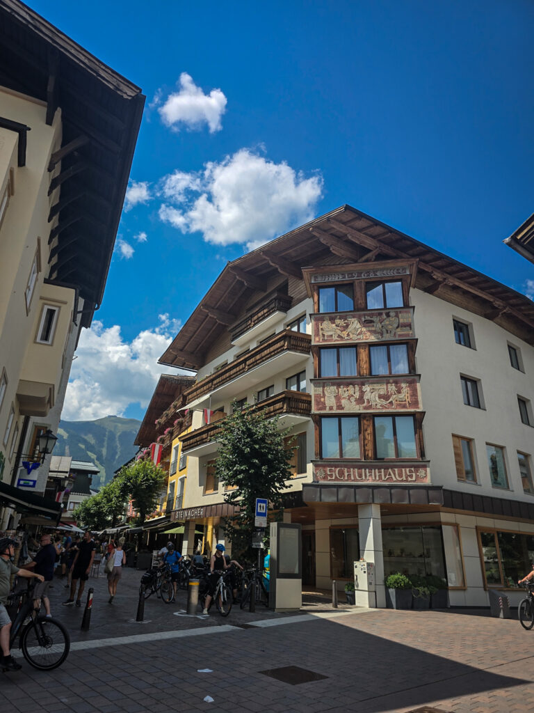Tourists in Zell am See
