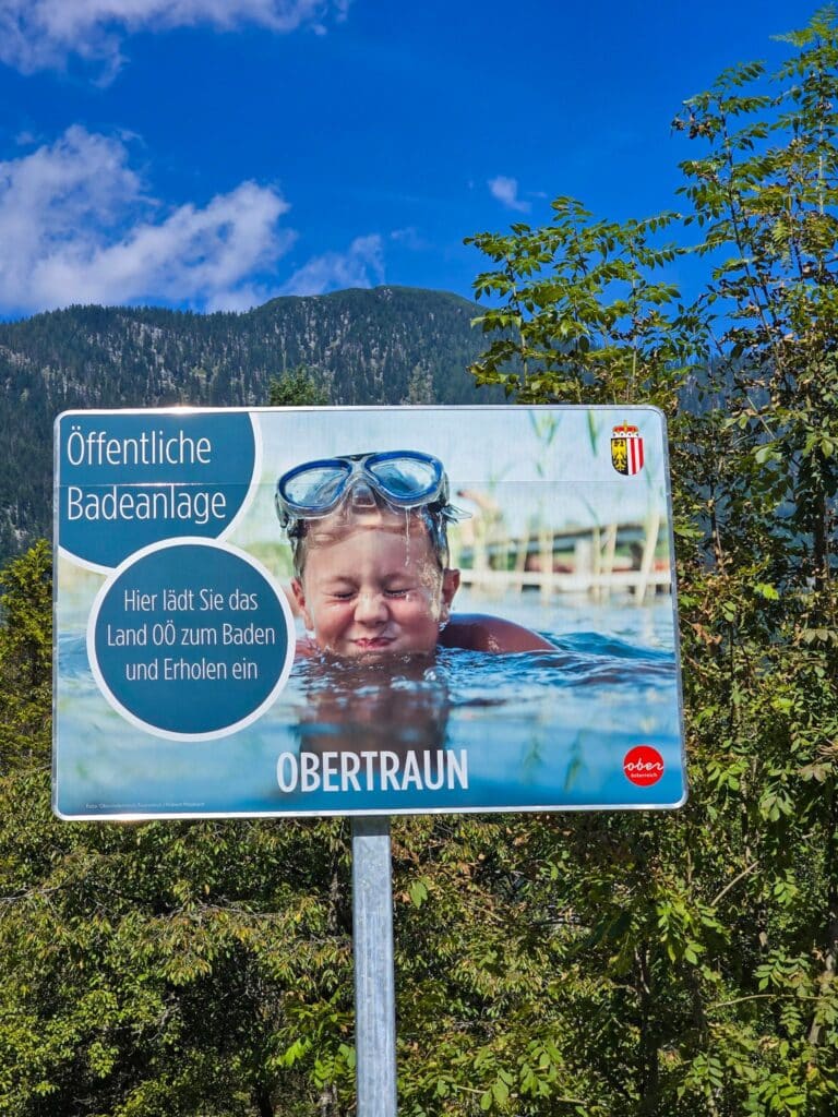 Obertraun public bathing area
