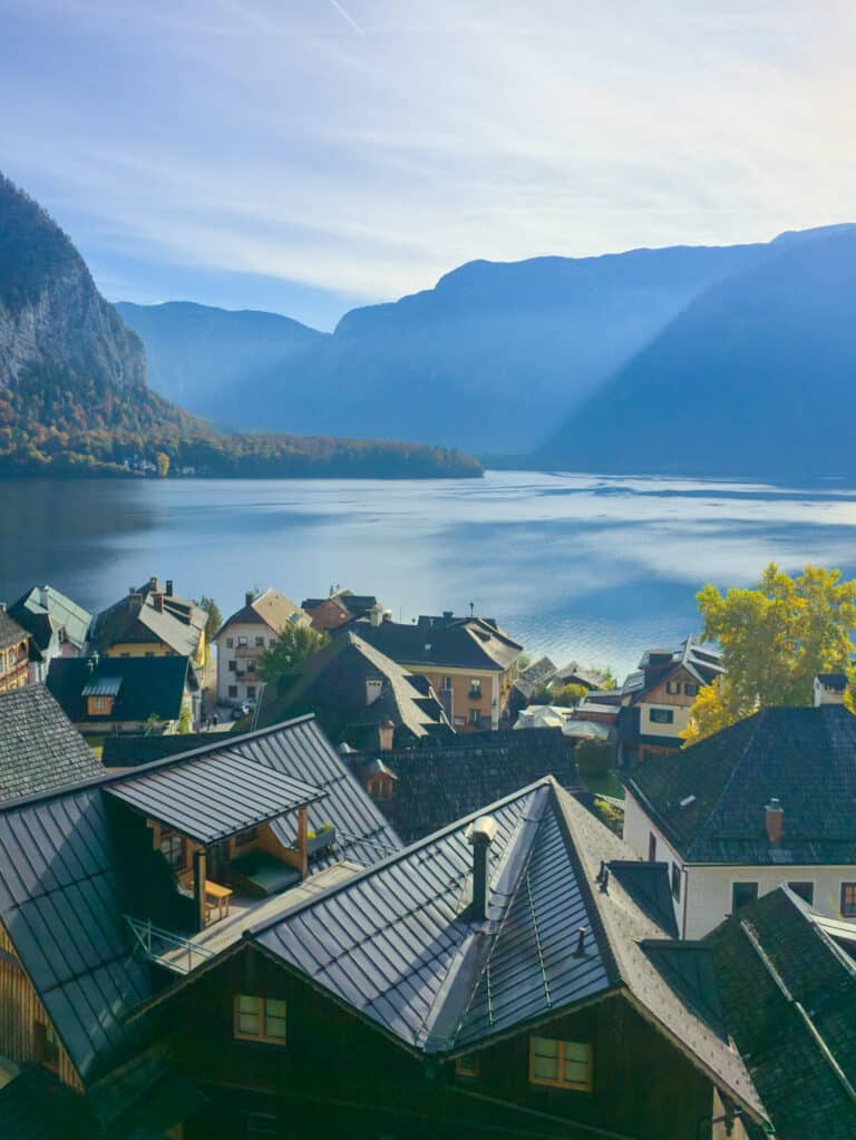 Hallstatt panorama von oben