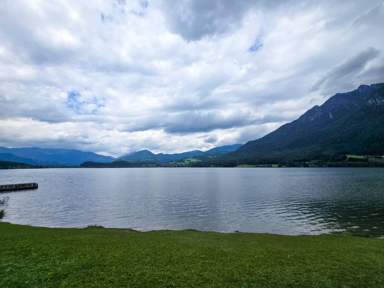 Hallstätter See Panorama Blick über Hallstatt