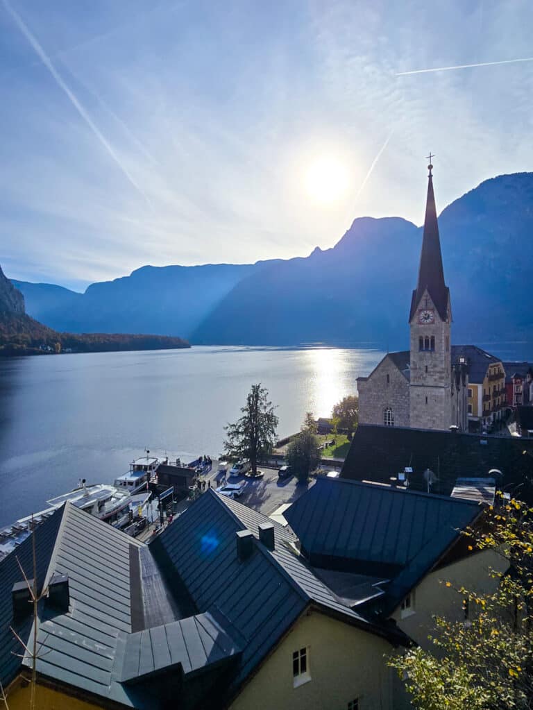 Hallstatt von oben - Panoramablick