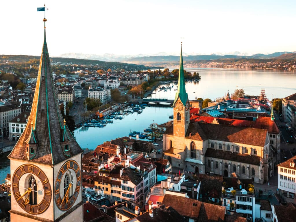 Zürich nach Hallstatt Route