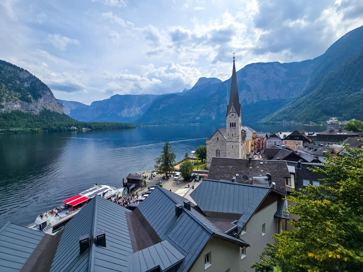 Hallstatt Panorama Foto