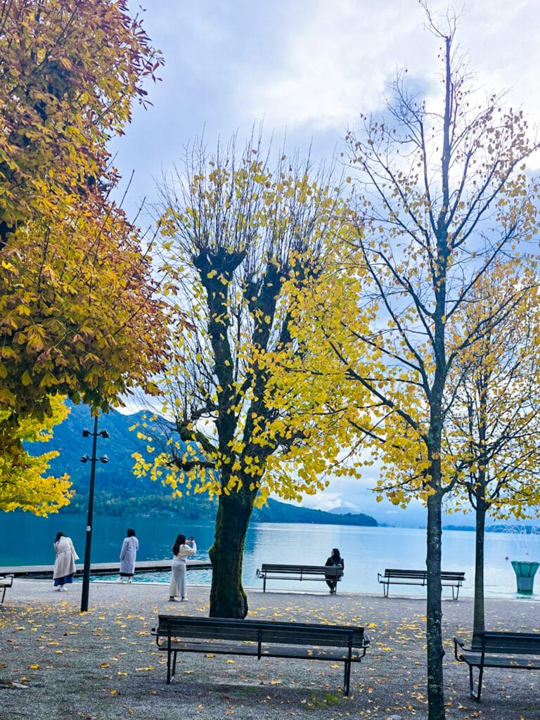 St. Gilgen mit Blick auf den Wolfgangsee