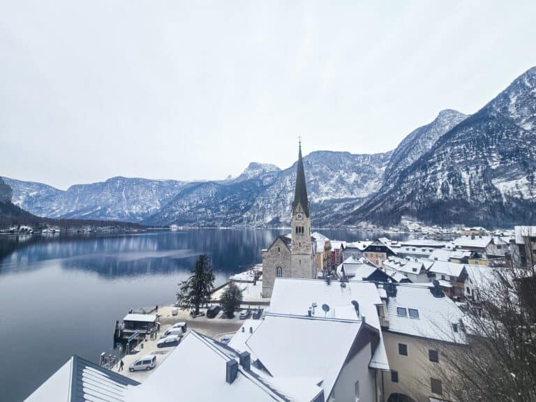 Hallstatt im Schnee