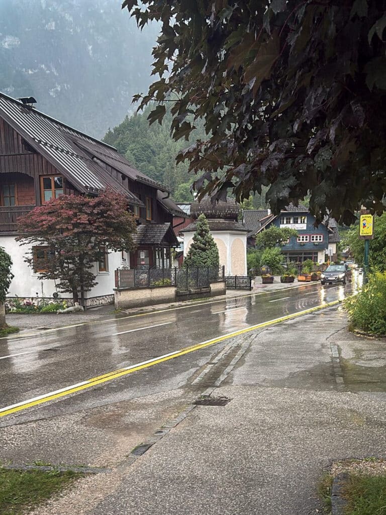 Hallstatt im Regen